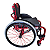 Cadeira de Rodas Monobloco Alumínio SIGMA (36x36x40) Vermelha Smart - Imagem 7
