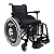 Cadeira de Rodas Alumínio 120Kg Ágile Dobrável Jaguaribe - Imagem 2