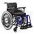 Cadeira de Rodas Alumínio 120Kg Ágile Dobrável Jaguaribe - Imagem 4