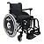 Cadeira de Rodas Alumínio 130Kg Dobrável Agile Fat Jaguaribe - Imagem 1
