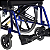 Cadeira de Rodas Aço 150Kg Dobrável Poty Jaguaribe - Imagem 3