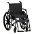 Cadeira de Rodas Aço 100Kg Dobrável com Almofada SL Jaguaribe - Imagem 1