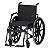 Cadeira de Rodas Aço 100Kg Dobrável com Almofada SL Jaguaribe - Imagem 3