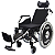 Cadeira de Rodas Reclinável  Alumínio 120Kg Ágile Reclinável Dobrável Jaguaribe - Imagem 1