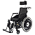 Cadeira de Rodas Reclinável  Alumínio 120Kg Ágile Reclinável Dobrável Jaguaribe - Imagem 10