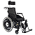 Cadeira de Rodas Reclinável  Alumínio 120Kg Ágile Reclinável Dobrável Jaguaribe - Imagem 11