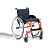 Cadeira de Rodas Monobloco Star Lite 120Kg leve Ortobras - Imagem 6
