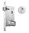 Fechadura Pivotante 1601 RR Inox - STAM - Imagem 1