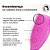 Tangle Teezer Detangling Straight Curly Mini - Pink - Imagem 2