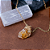 Pingente Citrino Dourado - Imagem 1