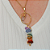 Pingente Dourado 7 Chacras - Imagem 1
