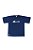Camiseta Manga Curta Unissex Fundamental e Médio em Algodão 30/1 penteado Marinho - Imagem 1