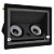 Caixa Acústica de Embutir Loud Áudio LHT-100 Angulada - Imagem 5
