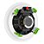 Caixa de Som de Embutir Redonda Loud Áudio RCS8 30 PA 8" 30W Full Range para Som Ambiente - Imagem 5