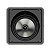 Caixa Acústica de Embutir Angulada Quadrada Loud Áudio SL6-60 60W RMS Borderless - Imagem 1
