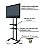 Pedestal para TV Profissional - Suporte Ajustável 155-200cm até 95kg | Nardelli Pro - Imagem 2