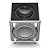 Subwoofer Ativo Cambridge Audio MSX Sub 300 8" 300W Radiador Passivo DSP Home Theater e Hi-Fi Branco - Imagem 4