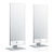 Par de Caixas Acústicas Satélite KEF T101 Ultrafina 35 mm 2 Vias Selada 1x4,5" 100W Branco - Imagem 1