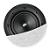 Caixa de Embutir KEF Ci200ER Redonda de Teto Uni-Q 8" 125W Grade Pintável Branca - Imagem 2