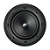 Caixa de Embutir KEF Ci200ER Redonda de Teto Uni-Q 8" 125W Grade Pintável Branca - Imagem 3