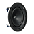 Caixa de Embutir KEF Ci200ER Redonda de Teto Uni-Q 8" 125W Grade Pintável Branca - Imagem 4