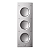 Subwoofer de Embutir Passivo KEF Ci3160RLb-THX 3x6,5" THX Ultra 20 Hz Exige Amplificador KASA500 - Imagem 1