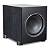 Subwoofer Ativo PSB Alpha S8 8" 150W RMS 210W Pico Amplificador Digital com DSP Preto - Imagem 3