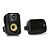 Par de Caixas Acústicas Indoor Outdoor PSB CS500 5 1/4" 2 Vias Tweeter Titânio Suporte Incluso Preta - Imagem 1