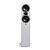 Par de Caixas Acústicas Torre Q Acoustics Q3050C 2 Vias Cone C3 Duplo 142 mm Satin White - Imagem 3