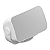 Par de Caixas Outdoor Sonos by Sonance IP66 Mil Spec 810 Woofer Pivotante 130W Jardim Branca - Imagem 2
