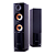Par de Caixas Acústicas Torre Pure Acoustics Supernova 5F Duplo 6,5" Tweeter de Seda 220W RMS 8 Ohms - Imagem 1