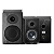 Par de Caixas Acústicas Bookshelf New Audio PRO 1 Woofer 6" Super Tweeter 100W RMS 8 Ohms Black Wood - Imagem 1
