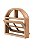 Vitro maxi-ar 1 modulo em madeira quadriculado arco p. cedro cx. 14 - Imagem 1