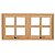 Vitro maxi-ar 2 modulos em madeira quadriculado reto p. cedro cx. 14 - Imagem 1