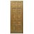 Porta maciça torneada 10 almofadas PP-505 ecológica 33 mm - Imagem 1