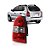 Lanterna traseira da tucson hyundai de 2004 em diante lado esquerdo de cor vermelha cristal cofran cod 32675 454658 - Imagem 1
