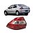 Lanterna traseira do prisma chevrolet de 2007 a 2012 lado esquerdo de cor vermelha cristal acrílico imports cod 12662 37638 622279 - Imagem 1