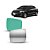 Lente do retrovisor sem base sentra nissan 2010 a 2013 lado esquerdo blawer cod 5334e - Imagem 1