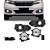 Kit farol milha honda city 2018 a 2020 moldura preta modelo original cod 078406 - Imagem 1