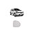 Lente retrovisor do clio renault de 2013 em diante lado direito com base metalizado blawer cod 97518 - Imagem 1