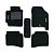 Tapete carpete adaptável etios 2016 preto 5 peças cod 5148 5194 1137647 - Imagem 1