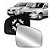 Lente de retrovisor sandero renault 2008 com base metalizado do lado esquerdo metagal cod eb520 7750 - Imagem 1