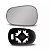 Lente retrovisor com base clio scenicrenault 1999 a 2012 lado esquerdo blawer cod 97501 - Imagem 1