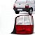Lanterna traseira bicolor com ré cristal fiat uno mille 2004 a 2011 lado direito cod 000352050 - Imagem 1