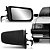 Retrovisor externo chevette marajo chevy 1987 a 1993 com controle lado esquerdo cofran cod 12210 - Imagem 1
