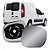 Lente do retrovisor da fiorino fiat de 2014 em diante lado esquerdo com base metagal cod rtxm13 1326132 - Imagem 1