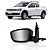 Retrovisor do gol e saveiro g5 volkswagen de 2012 externo lado esquerdo de 2 portas com controle elétrico e sem pisca cod rwve87ce - Imagem 1