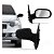 Retrovisor do palio strada fiat de 2008 a 2010 externo do lado direito de 2 portas de modelo fixo carol car cod rp680 - Imagem 1