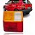 Lente lanterna traseira do uno fiat de 1984 a 2004 lado esquerdo tricolor cod 000250740 - Imagem 1
