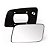 Lente retrovisor com base astra chevrolet 2001 a 2011 elétrico lado esquerdo metagal cod rghm47 446835 - Imagem 1
